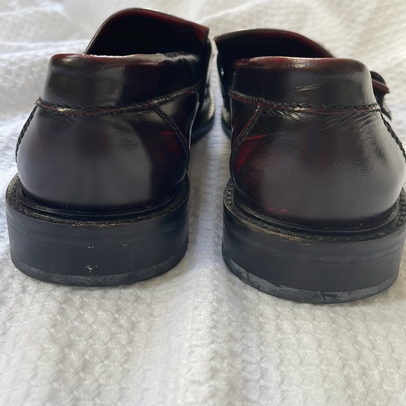 Ikon Original Ladies Selecta Oxblood Retro All Leather Tassel Loafers, Size 36 - Picture 7 of 8